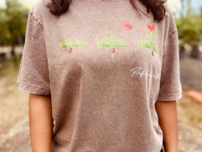Nurture Your Garden (NYG) Tee (Brown)